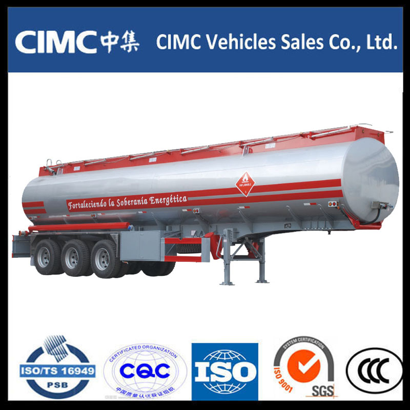 High Quality CIMC Brandstoftank Semi Trailer