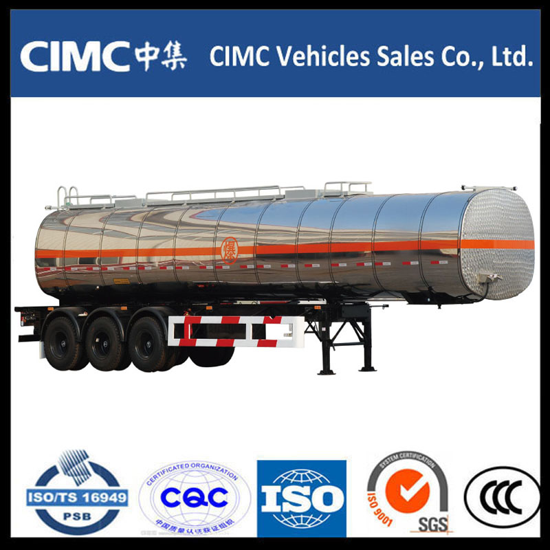 High Quality CIMC Brandstoftank Semi Trailer