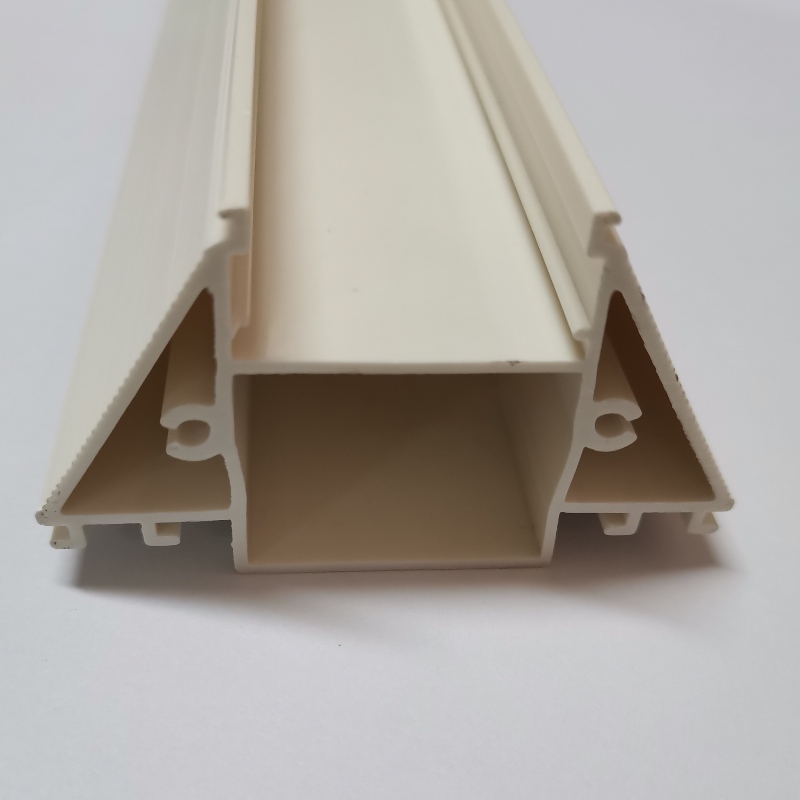 geperste extrusie van plastic profiel pvc plastic gedeelte voor het verlichtingsleven van Chinese kunststof fabrikant