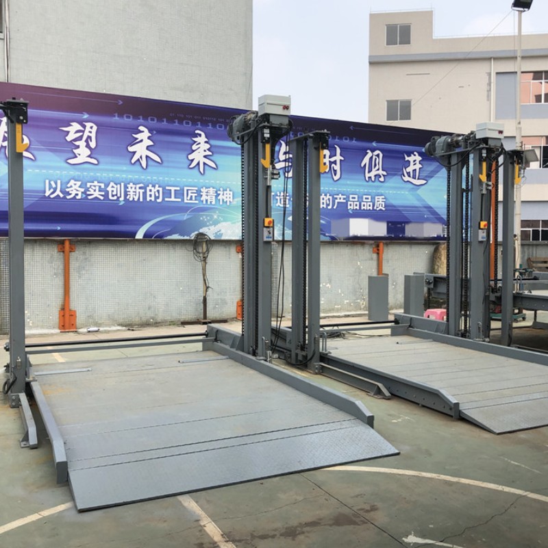 Goedkope promotie Twee Post Hydraulische auto Parking Lift voor garages