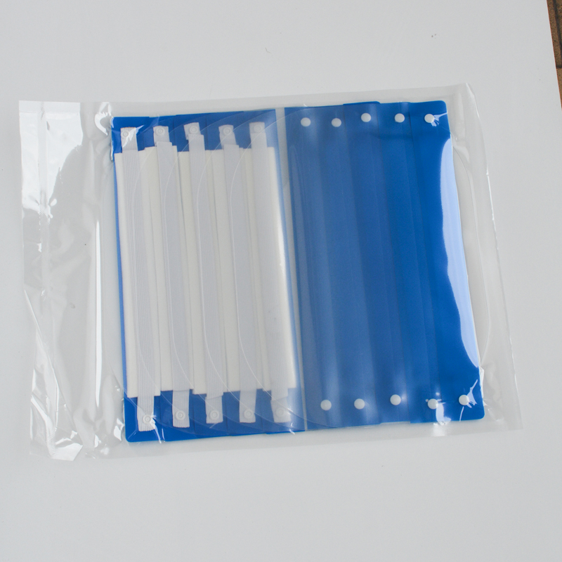 0.35mm Disposable Anti-mist Anti Splash Protect Full Face Shield met elastische band