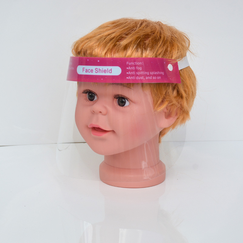 Aangepaste Anti Fog Anti Splash PET Personal Protection Kids Face Shield