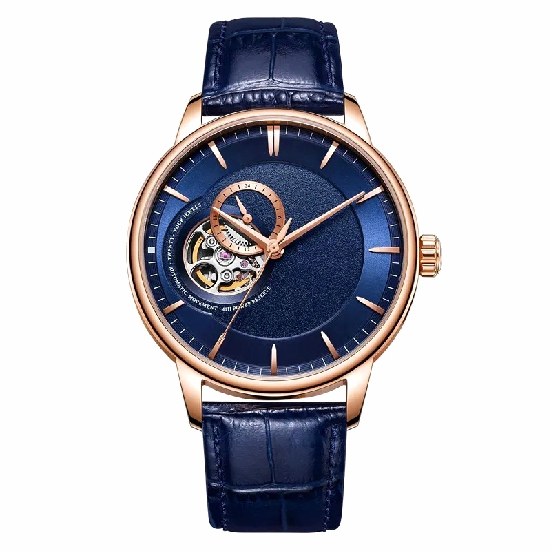 Mechanisch horloge in eenvoudige stijl.