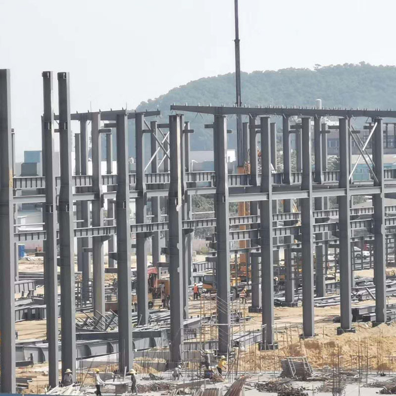 Structuur van staal Framed Commercial Office Building, Structuur Steel Truss Prefab Constructie met Tekening