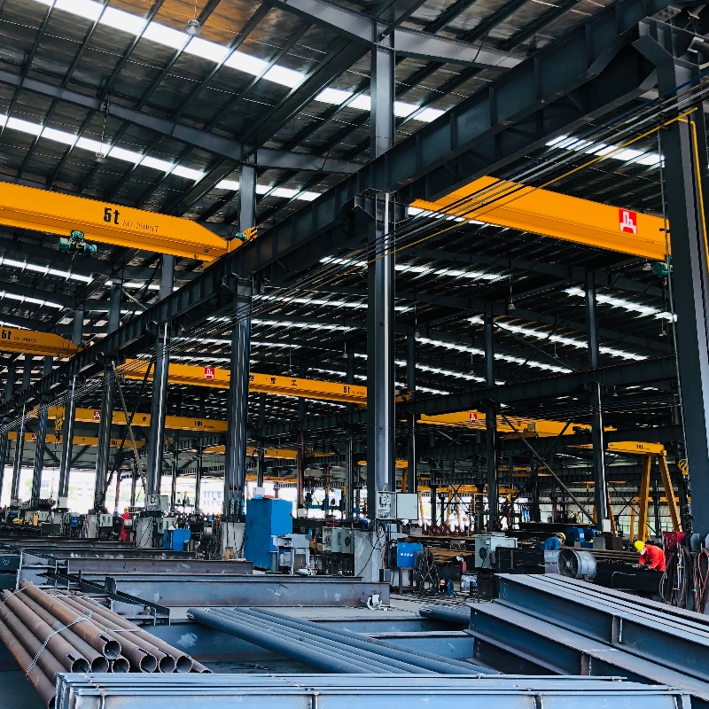 China Steel Structuur Factory framed Commercial Office Building, Structurel Steel Truss Prefab Construction with Drawing