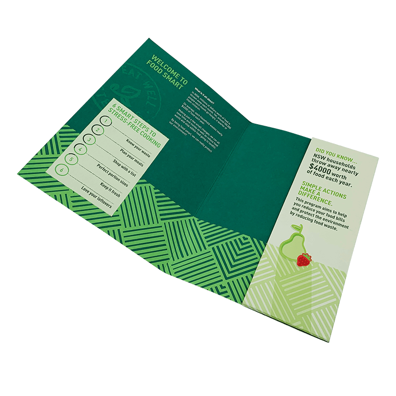 Op maat gemaakte A4-papieren portfolio's