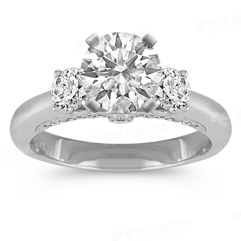 Womens Simple Atmospheric Claw Set 925 Silver Ring China Ruifanbao Jewelry Factory