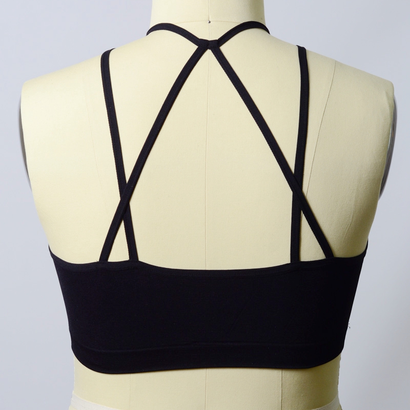 GA-5341Plus Naadloze Hoge Hals Strappy Back Brami Plus