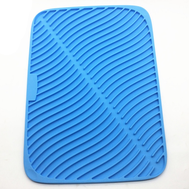 Silicone drainage pad siliconen opslag pad keuken antislip serviesgoed uitdroging pad