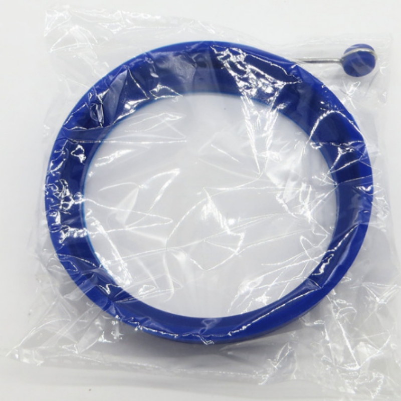 Siliconen ronde omelet handvat siliconen omelet DIY vorm zakje ei siliconen eierring