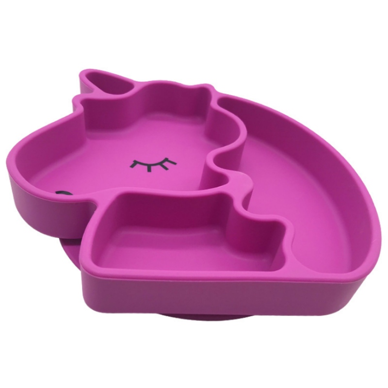 Siliconen bord siliconen Eenhoorn bord Siliconen baby bord