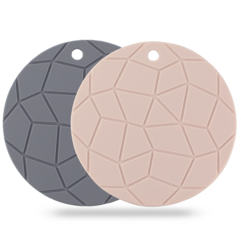 Ronde geometrische pot mat