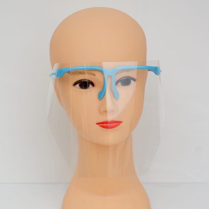 Wegwerpveiligheid Beschermende transparante anti-olie Faceshield Gezichtsscherm met bril