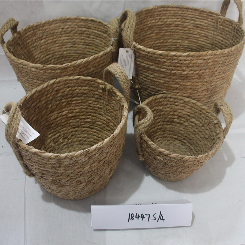 Home Storage Grass Basket OEM & ODM Aangepaste Home Storage