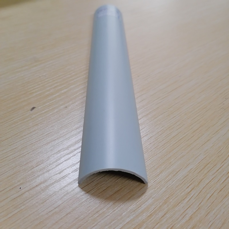 PVC C-kanaal halve cirkel PVC buisstrip PVC geëxtrudeerd profiel voor randbescherming