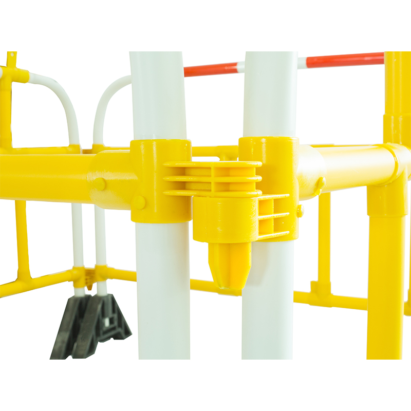 Plastic Crowd control barrier kosten pvc pijp barricade fabrikant 1,5 m verkeerscontrolebarrières in de voorraad uit China