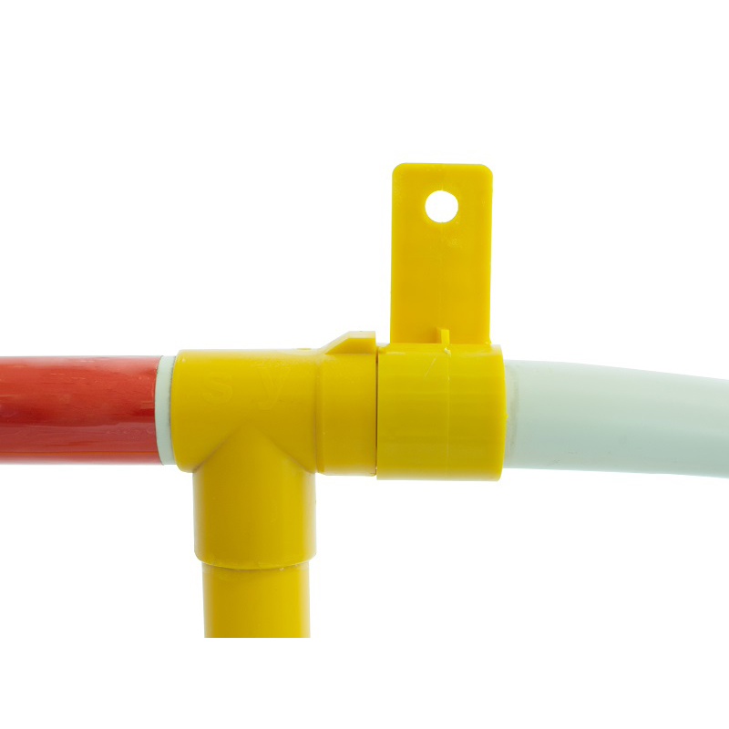 Plastic Crowd control barrier kosten pvc pijp barricade fabrikant 1,5 m verkeerscontrolebarrières in de voorraad uit China