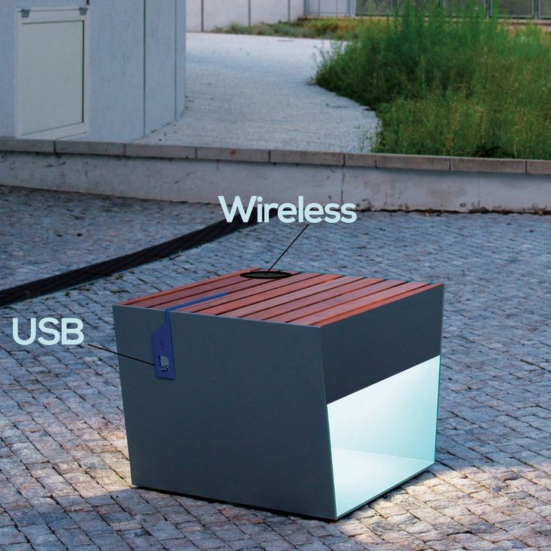 Goedkope prijsverscheidenheid Design WiFi USB Chargring Solar Metal Box
