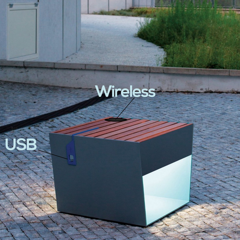 Goedkope prijsverscheidenheid Design WiFi USB Chargring Solar Metal Box