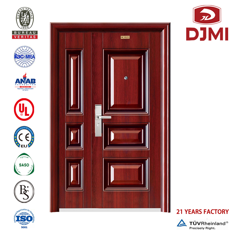 Multifunctionele Puertas De Hierro Residential American Panel Nigeria Exterior 2015 Nieuwe Model Steel Deur Made In China Professional Design Entrance Doors Steel Deur Beveiliging