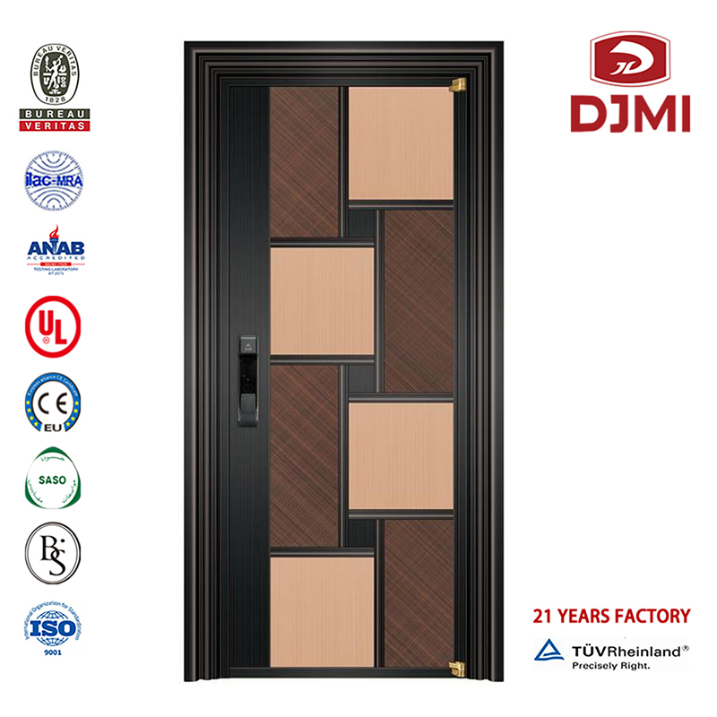 Hout Security Steel Deur Cilinder Lock Gepantserde Deuren Chinese Fabriek Hout Hout Bewaren Home Security Front Europese Stijl Gepantserde Deur hoge kwaliteit Hot Moeder en Zoon Externe Metal Steel Security Deur