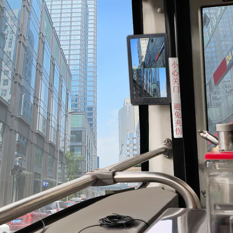 Voertuig Truck Bus Coach Camera 10.1 inch Achteruitkijkspiegel DVR Monitor Systeem Voor Achter Video Display Opname