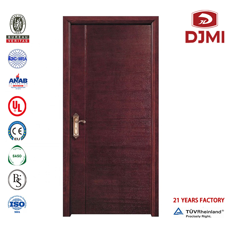 Aangepaste Ul Wood Hotel Brandwerende Foshan Factory Fire Door Aangepaste Ul 90 minuten En1634 Geluiddichte brandwerende houten deur voor hotel Nieuwe instellingen Fineer enkele deuren Branddeur voor hotel Ziekenhuis School