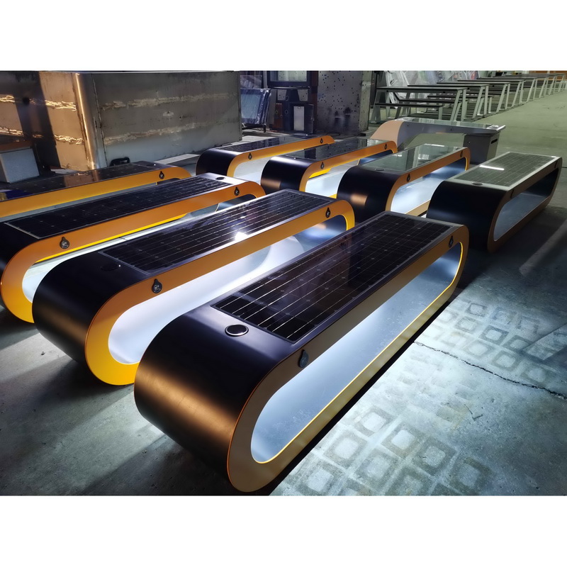 Functie Muliti Draadloze led Strip Lichtkwaliteit Materiaal Solar Smart Bench