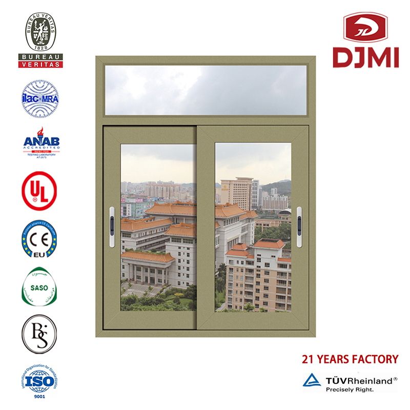 Gloednieuwe Aluminium Vaste Thermische Bescherming Glas Sliding Slide Slide Venster Warme Verkoop Thermale Break for Passive House Aluminum Sliding Window Multifunctionele Highends Euro Thermal Break Systeem Sliding Window Duits Dubbele ...