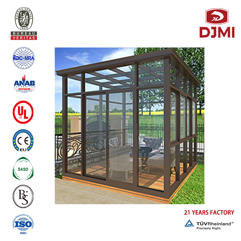 Warme verkoop Aangepaste Sun Room Sunshade Sunshine met gelaagd glas Multifunctionele Sunshade Balcony Patio Sunroom Geïsoleerde kamers/Balcony Glass Room Professional Aluminum Sunroom Flat Roof Winter Greenhouse Laminated Glass Alumini...
