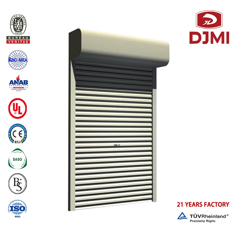 Professional Factory Price Roller Deur Drawing Aluminum Car Garage Electric Roller New Design Thermal Insulation Garage Deur Brand Nieuwe White Shutter Roller Deur Garage Deuren