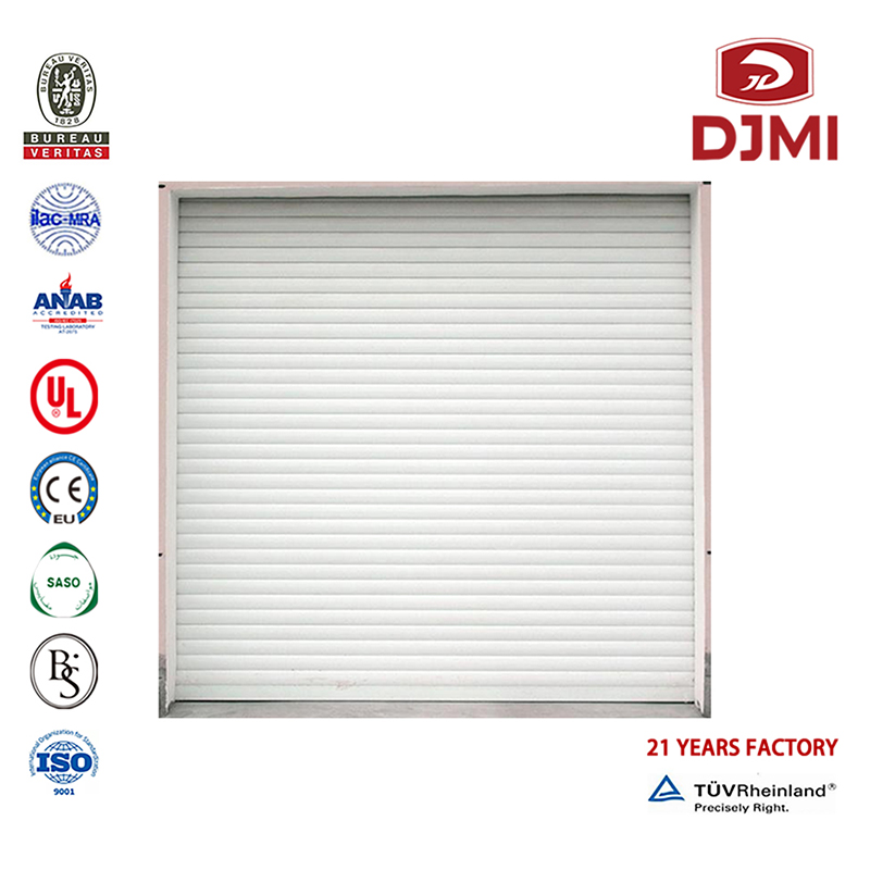 Multifunctionele Cold Insulation Overhead Sectional Steel Modern Garage Deur Professional Roll Up Aluminum Panel Overhead Deur Hout Garage deur Nieuwe ontwerp Modern Deur Brandgewaardeerde Garage