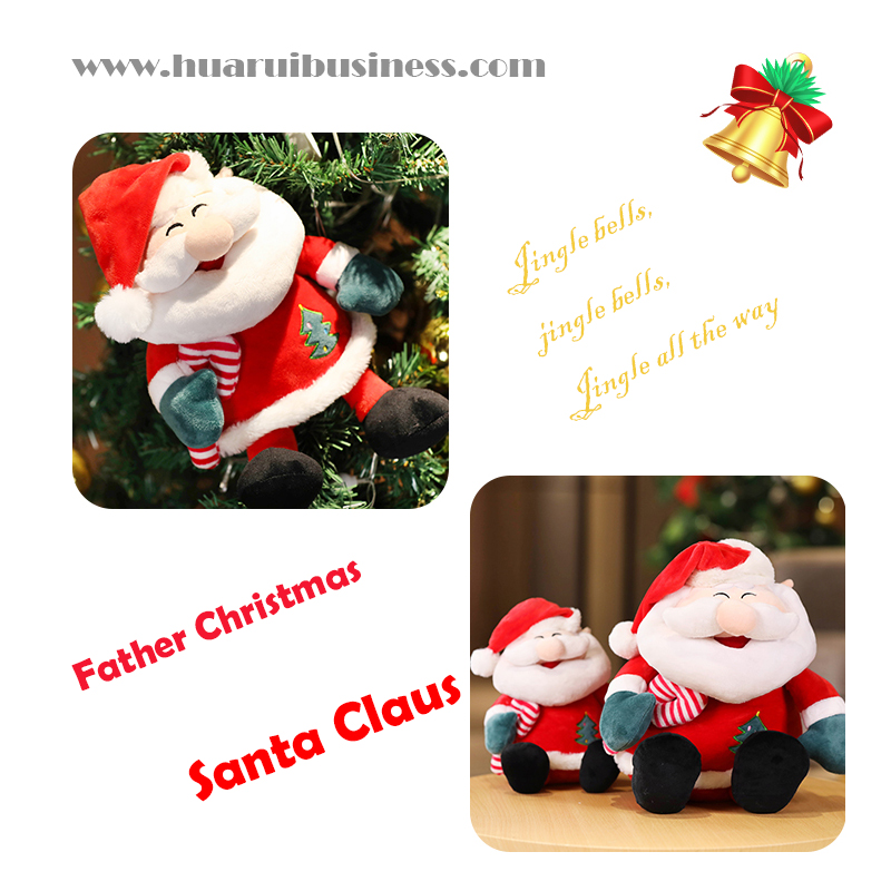 Father Christmas/Santa Claus plush toy/pluche doll/kerstcadeau/kerstboom sierpop
