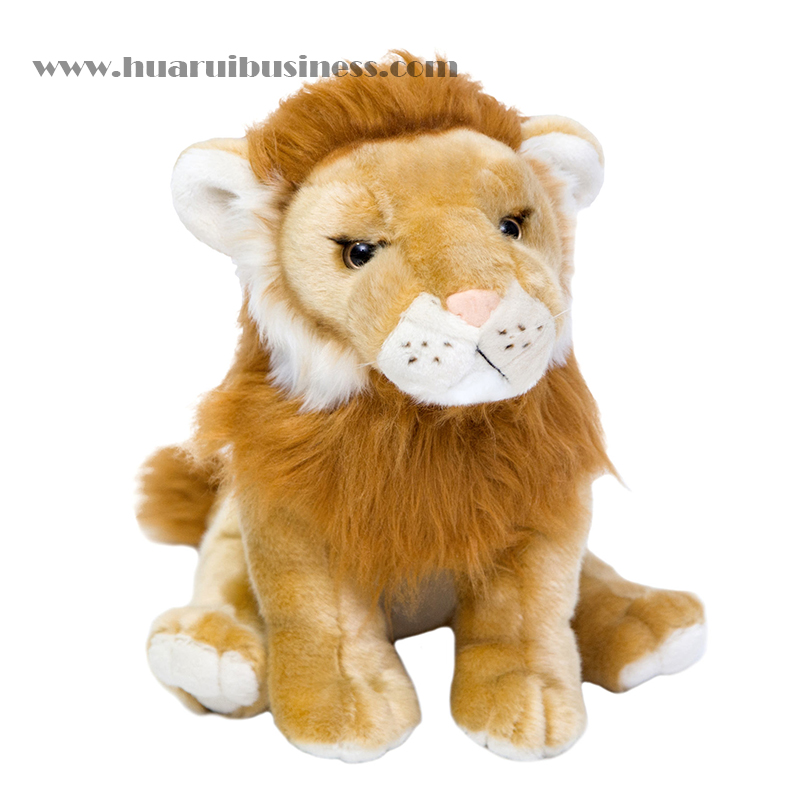 Plush bontleeuw speelgoed/dierlijk pop/knuffelspeelgoed