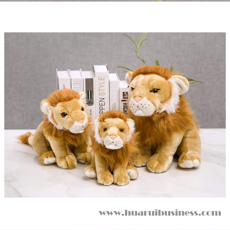 Plush bontleeuw speelgoed/dierlijk pop/knuffelspeelgoed