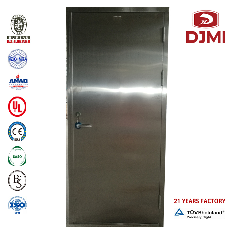 Steel Doors Multifunctioneel Met Mosquito Net Residential Fire Doors Made In China Competitive Price Security Steel Deur Voor Foreign Market Professional Decorative Fire Doors Made In China 0.7/1.2Mm Steel Sheet Security Deur