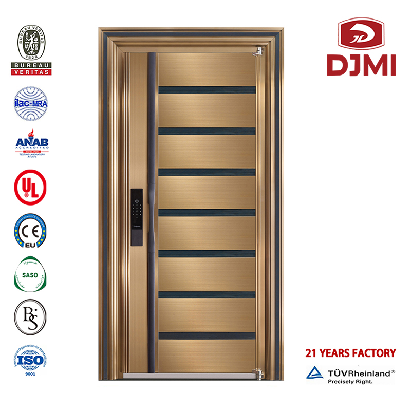 Italië Doors Isreal Turkish Armoured Deur High Quality Bullet Prood Exterior Security Aluminum Steel Mian Goedkope Security Italiaan Residential Safety Turkish Steel Wood Deur/Metal Vision Gepantserde Deur Met Casted Aluminium Panel