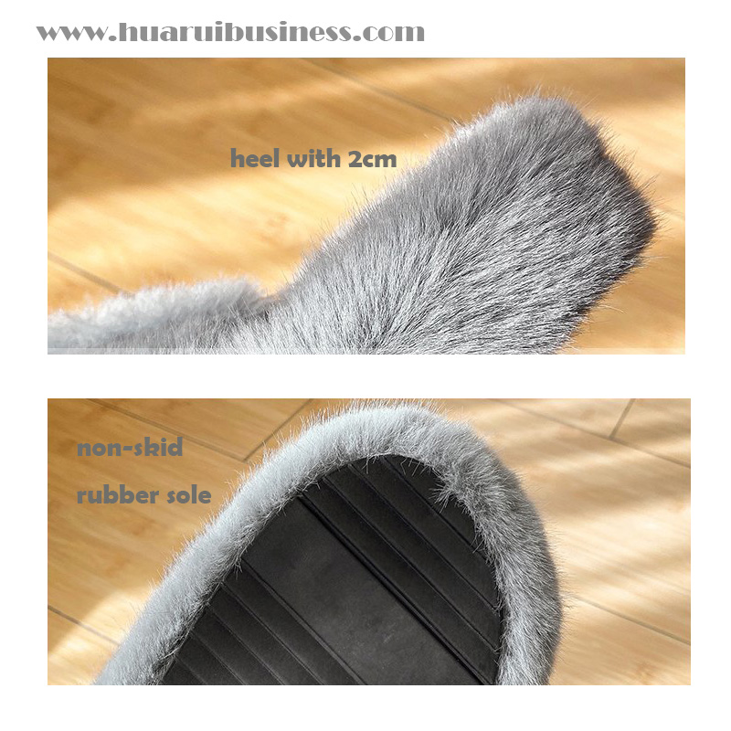 cris cross fluffy pantoffels, cross band plush home slip met wortels