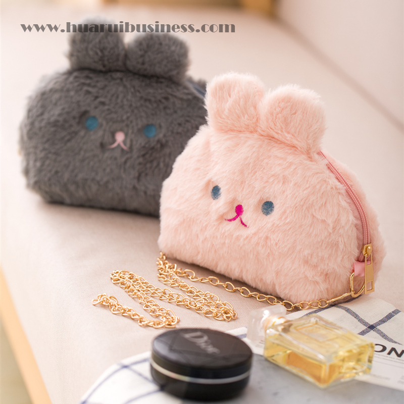plush met EVA cosmetische tas, make-up tas, schoudertas
