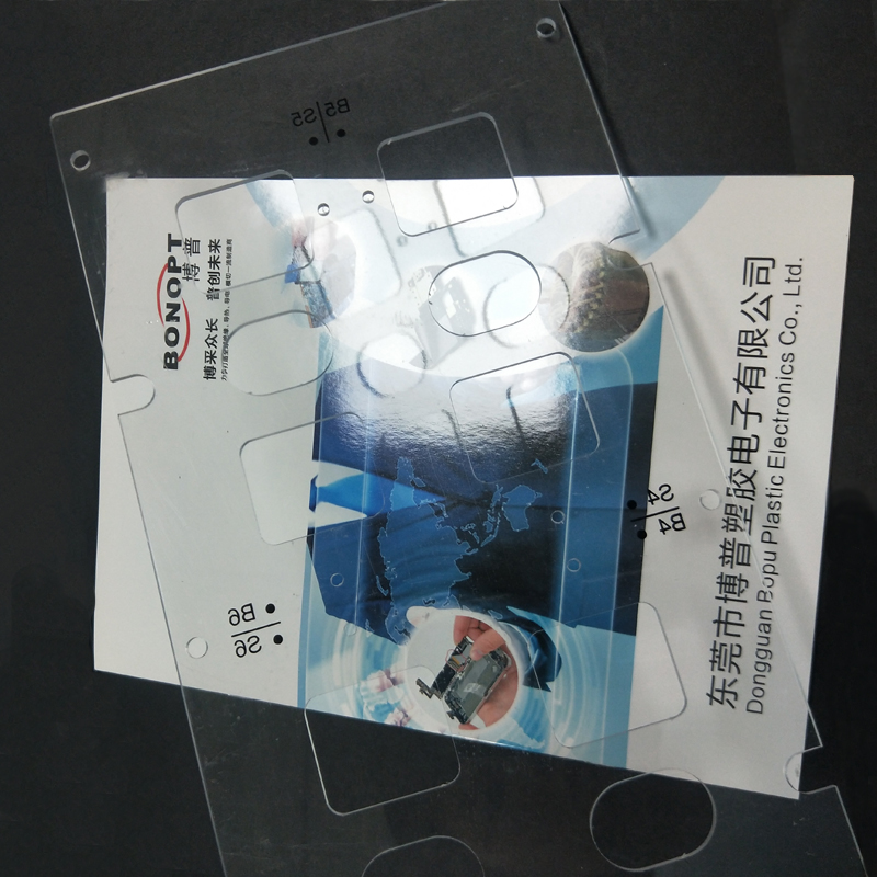 BOPU groothandel batterij isolatie cover 3.1mmPC transparante bord power batterij module cover