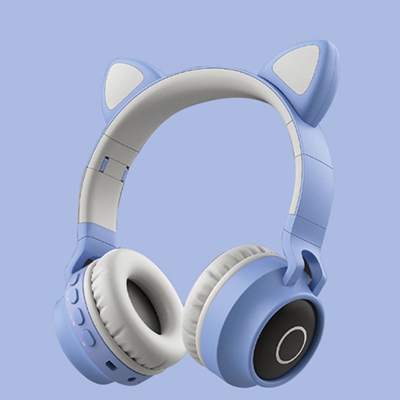 Gift Foldable bluetooth kinderen led cat hear phone