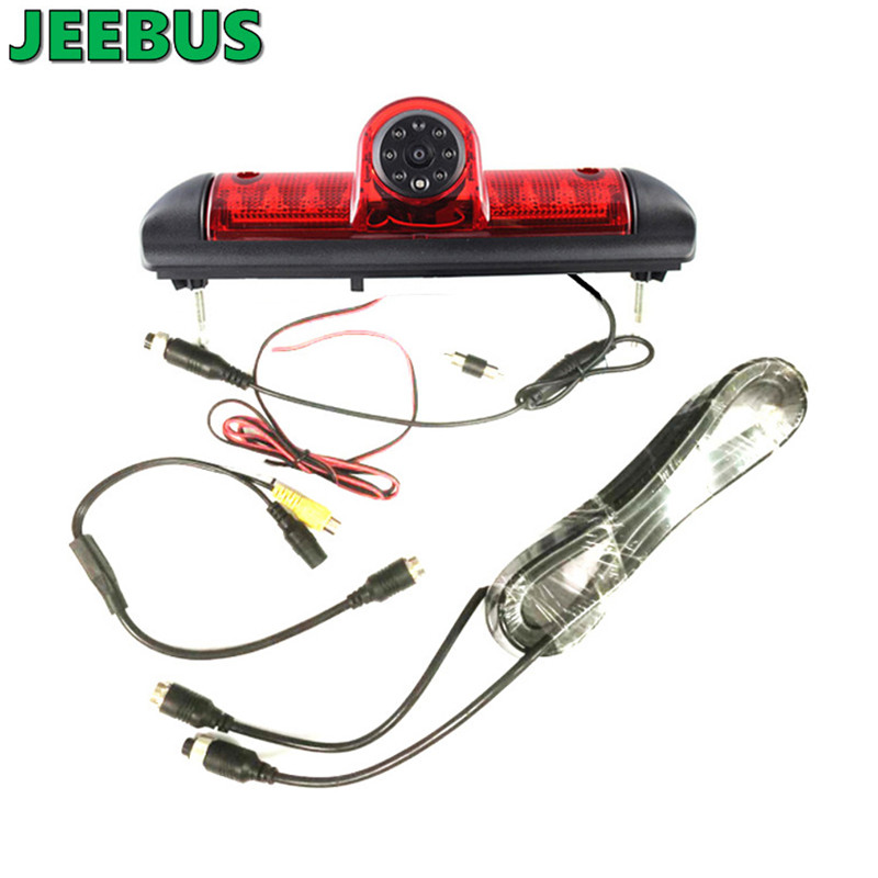 HD Nachtzicht Waterdichte Groothoek Hoge Niveau Remlicht Camera voor Fiat Ducato 2006-2017 3 Gen Peugeot Boxer, Citroen Jumper enzovoort