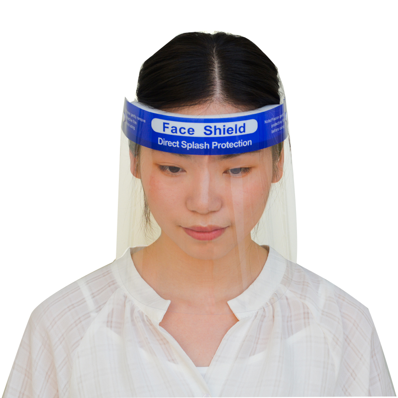 OEM Customizable Visor Adult Outdoor Sport Transparant Face Shield Clear Face Guard EN166