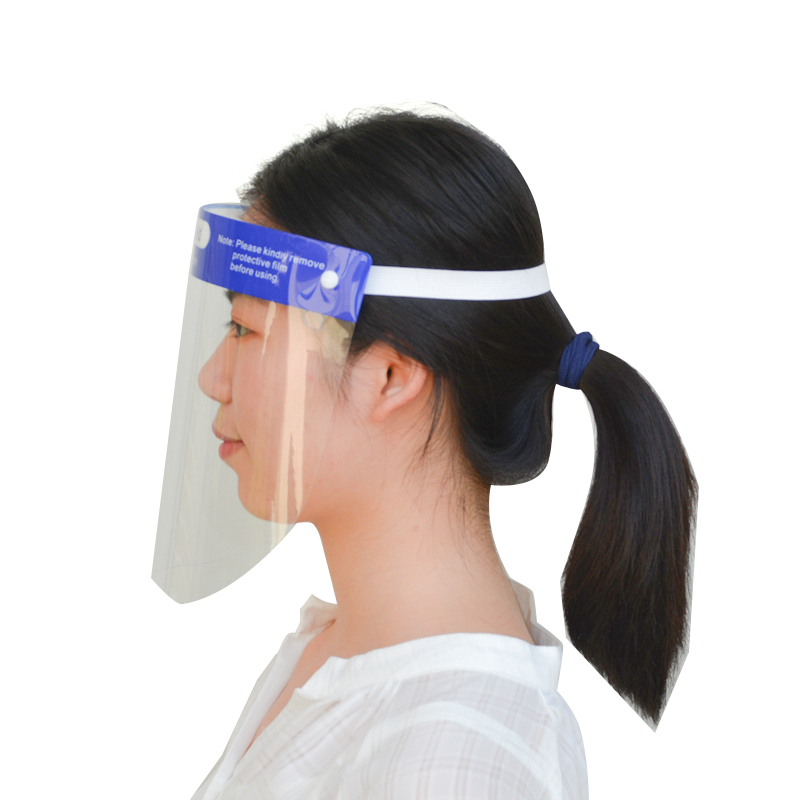 OEM Customizable Visor Adult Outdoor Sport Transparant Face Shield Clear Face Guard EN166