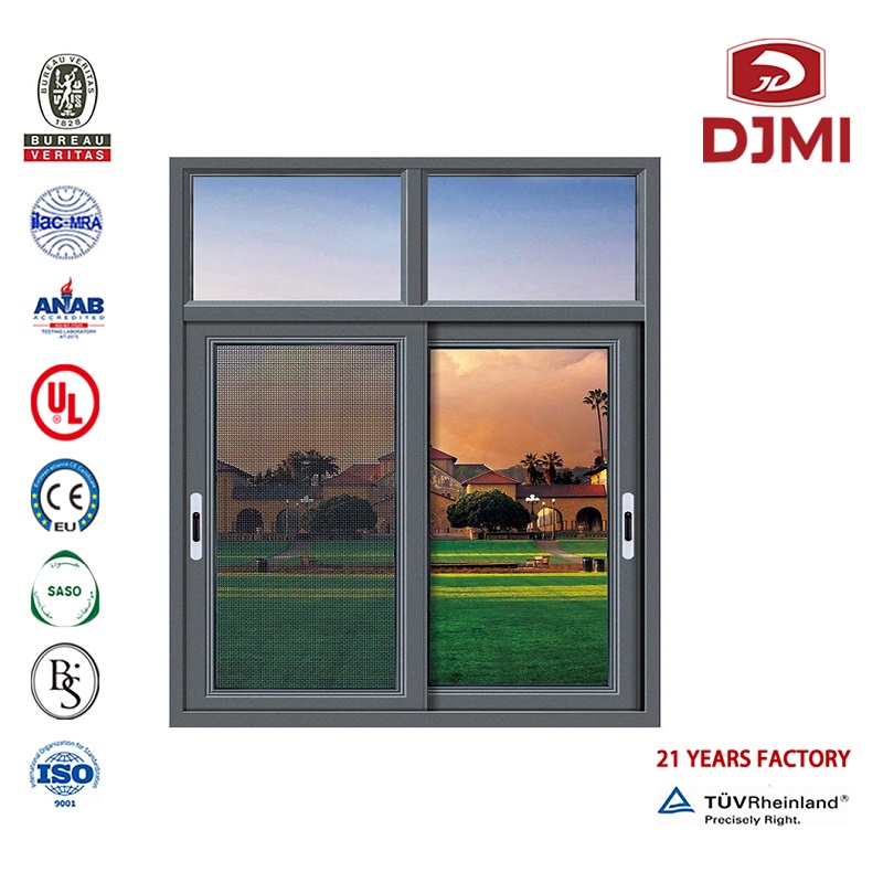 Vensters en deuren van glassnijdende deuren Gloednieuw Aluminum Window Glass Mesh Sliding Deur met Mosquito Screen Aluminium Windows Deuren van aluminium Warm Verkopen Commercial Grade Sliding Window Manufactures Best Aluminium Windows