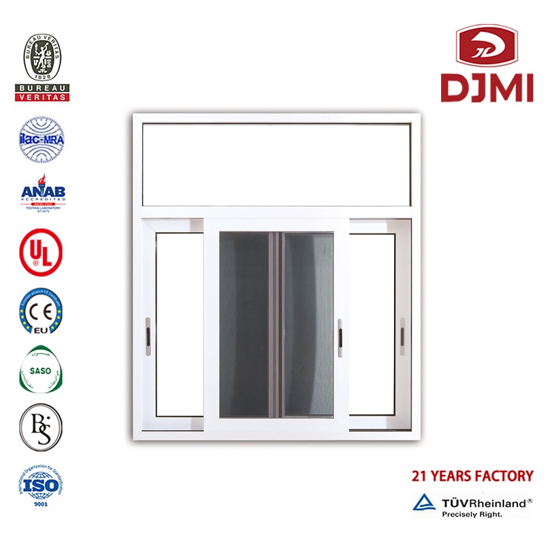 Multifunctionele China Leverancier Euro Grey Sliding Windows Window Frame Professional With Security Screen dubbele geglazuurde Windows Venster Outer Design New Design Double Panel Sliding Commercial Glass Window