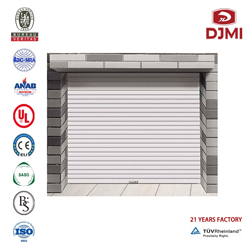Warme verkoop Automatische schuifdeuren Steel Garage Deur Customize Steel Overhead Deur Sectional Garage Deuren voor verkoop Multifunctionele Automatische Deuren Elektrische Garage Deuren