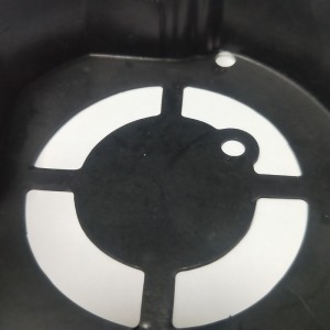 Hoge temperatuurbestendige black pp isolation sheet 0.43mm brandvertragende pakking verwerking