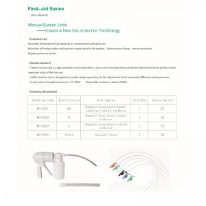Veilige noodpomp Handmatig zuigpomp