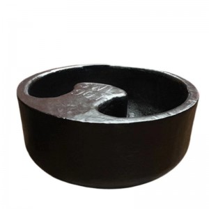 Boot aan boord van Cast Steel Ontvangen Bollard